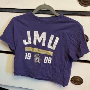 JMU Women's Purple Crop Top